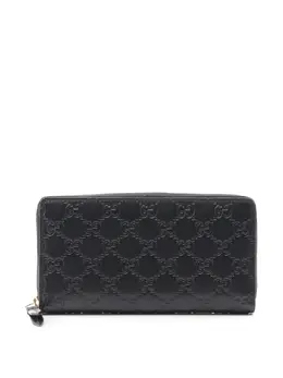 Gucci Pre-Owned: Чёрный кошелёк 