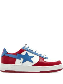 A BATHING APE®: Красные кроссовки 