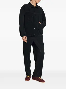 Homme Plissé Issey Miyake: Чёрные брюки 
