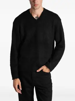 Maison Kitsuné: Чёрный свитер 