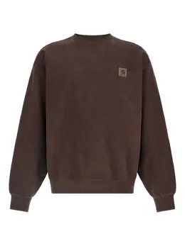 Carhartt WIP: Коричневый свитшот 