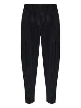 Homme Plissé Issey Miyake: Чёрные брюки 