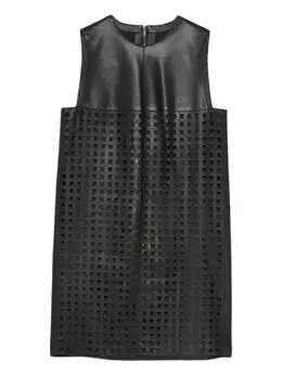 Emporio Armani: Кожаное платье 