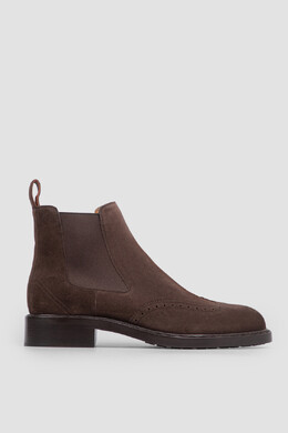 Loro Piana: Коричневые ботинки 