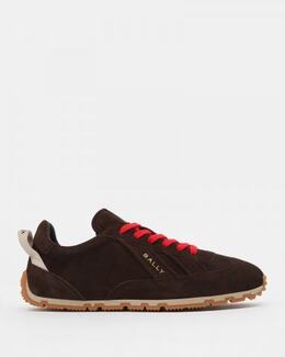 Bally: Коричневые кроссовки 