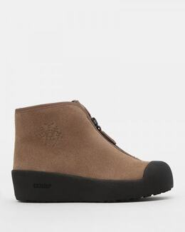 Bally: Бежевые ботинки 