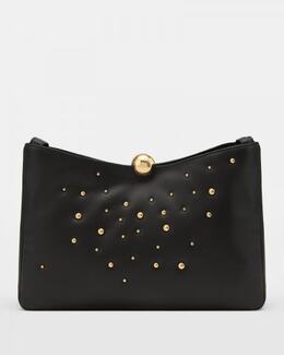 FURLA: Чёрная сумка 