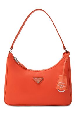 Prada: Оранжевая сумка 