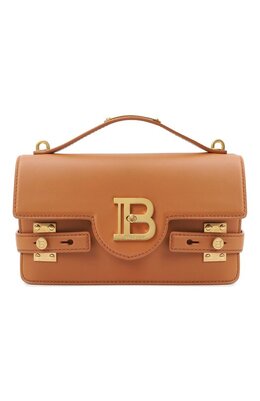 Balmain: Коричневая сумка  B-Buzz