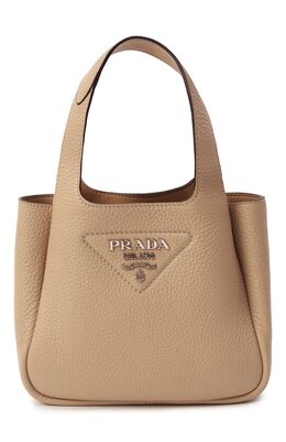 Prada: Бежевая сумка 