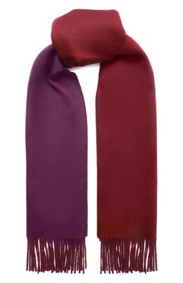 Burberry: Бордовый шарф 