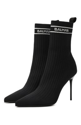 Balmain: Чёрные ботинки  Skye