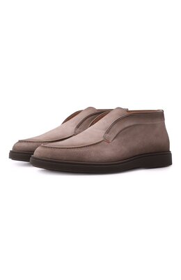 Santoni: Бежевые ботинки 