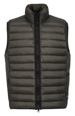 Stone Island: Жилет цвета хаки 