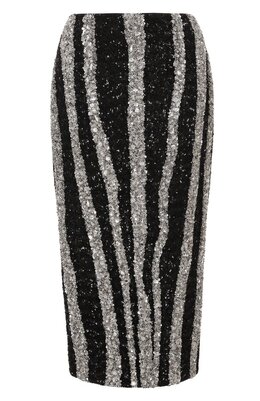 Balmain: Юбка с пайетками 