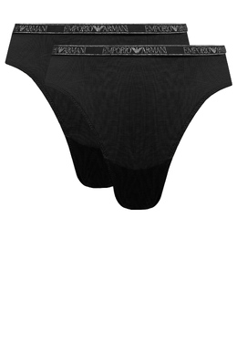 EMPORIO ARMANI Underwear: Чёрные трусы 
