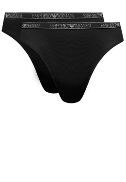 EMPORIO ARMANI Underwear: Чёрные трусы 