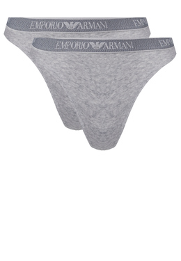 EMPORIO ARMANI Underwear: Серые трусы 