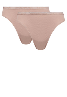 EMPORIO ARMANI Underwear: Бежевые трусы 