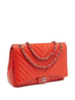 CHANEL Pre-Owned: Оранжевая сумка 