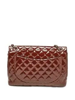 CHANEL Pre-Owned: Бордовая сумка 