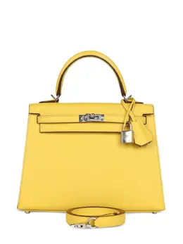 Hermès Pre-Owned: Жёлтая сумка-шоппер 