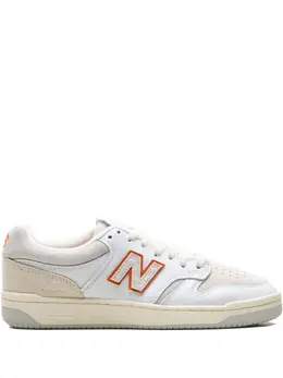 New Balance: Белые кроссовки 