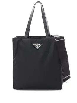 Prada Pre-Owned: Чёрная сумка-шоппер 