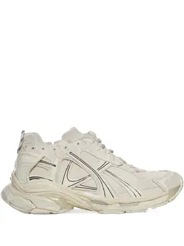 Balenciaga: Бежевые кроссовки  Runner