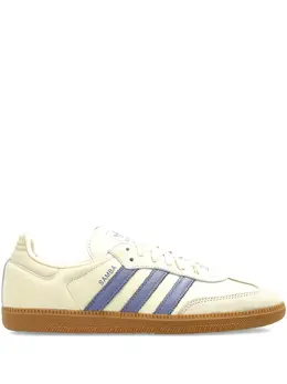 adidas: Светлые кроссовки  Samba