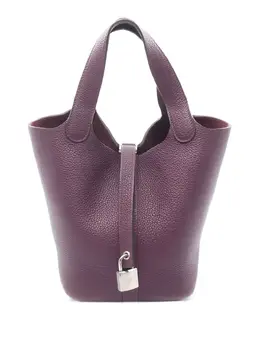 Hermès Pre-Owned: Фиолетовая сумка-шоппер 