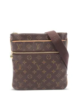 Louis Vuitton Pre-Owned: Коричневая сумка через плечо 