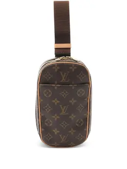 Louis Vuitton Pre-Owned: Коричневая сумка через плечо 