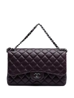 CHANEL Pre-Owned: Фиолетовая сумка 