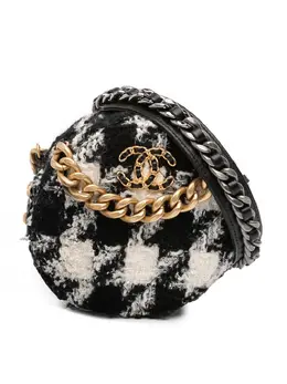 CHANEL Pre-Owned: Белый клатч 