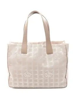 CHANEL Pre-Owned: Коричневая сумка-шоппер 