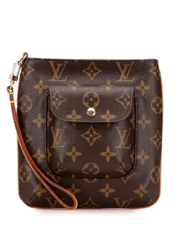 Louis Vuitton Pre-Owned: Коричневый клатч 