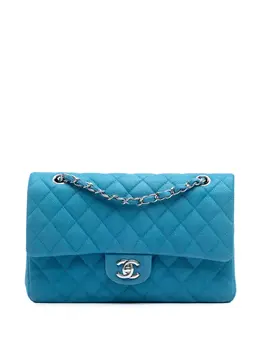 CHANEL Pre-Owned: Голубая сумка 