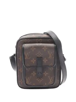 Louis Vuitton Pre-Owned: Коричневая сумка через плечо 