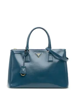 Prada Pre-Owned: Голубая сумка 