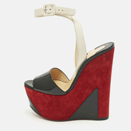 Christian Louboutin: Чёрные сандалии 