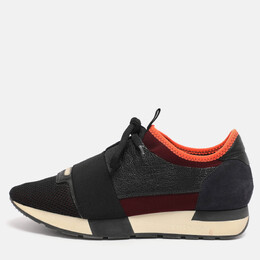 Balenciaga: Многоцветные кроссовки  Race Runner