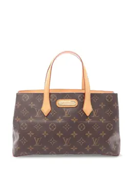 Louis Vuitton Pre-Owned: Коричневая сумка-шоппер 