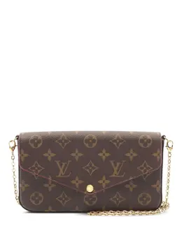 Louis Vuitton Pre-Owned: Коричневая сумка через плечо 