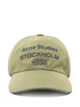 Acne Studios: Зелёная кепка 