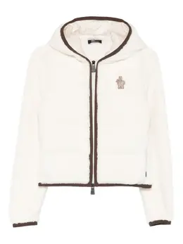 Moncler Grenoble: Белая куртка 