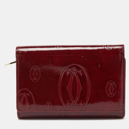 Cartier: Бордовый кошелёк 