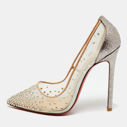 Christian Louboutin: Бежевые туфли 