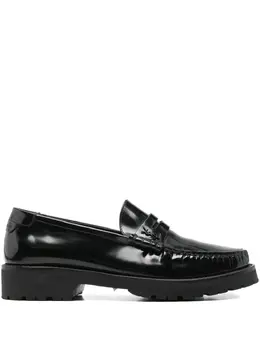 Saint Laurent: Чёрные лоферы 