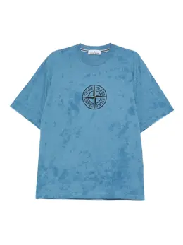 Stone Island: Голубая футболка 
